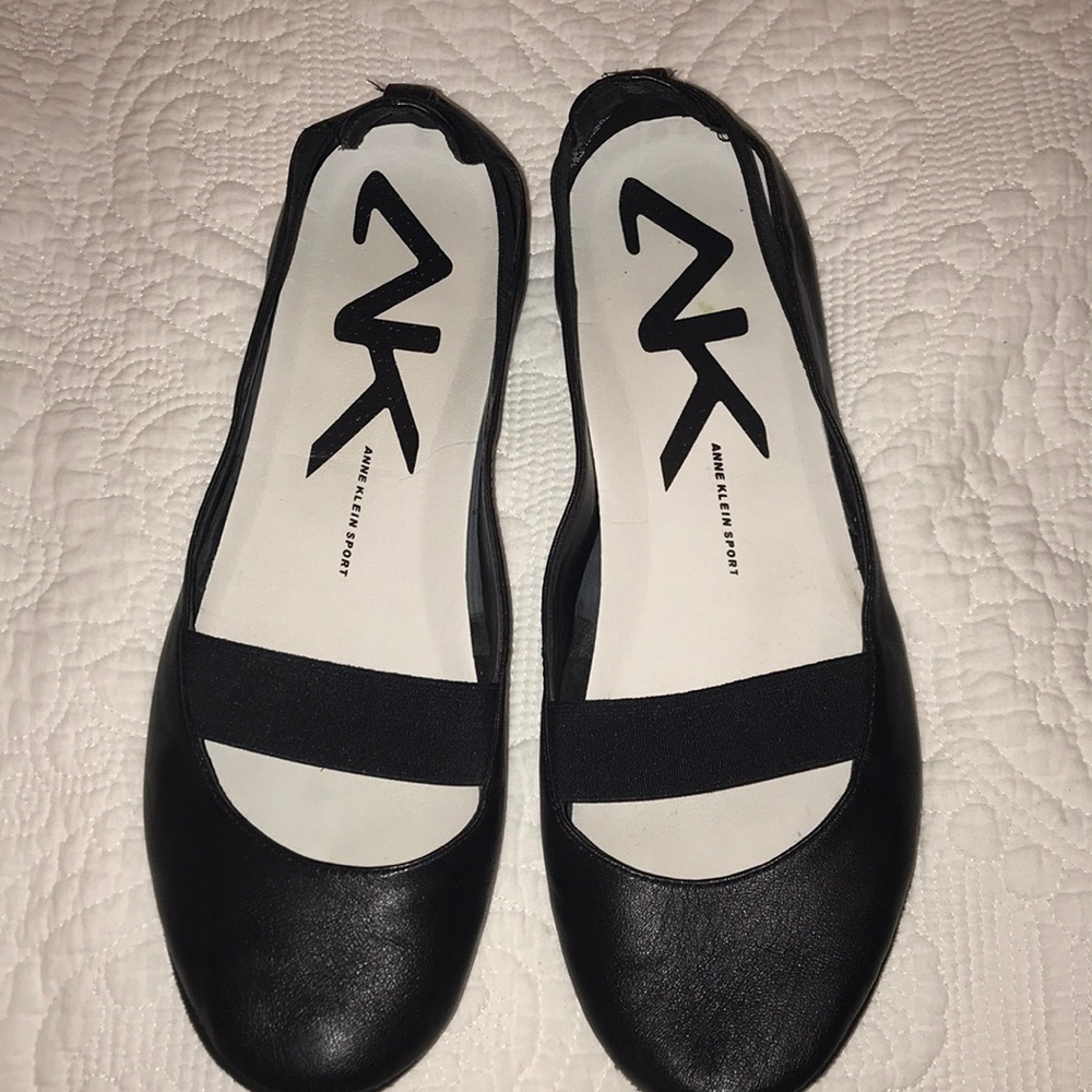 Anne Klein Sport black flats.
